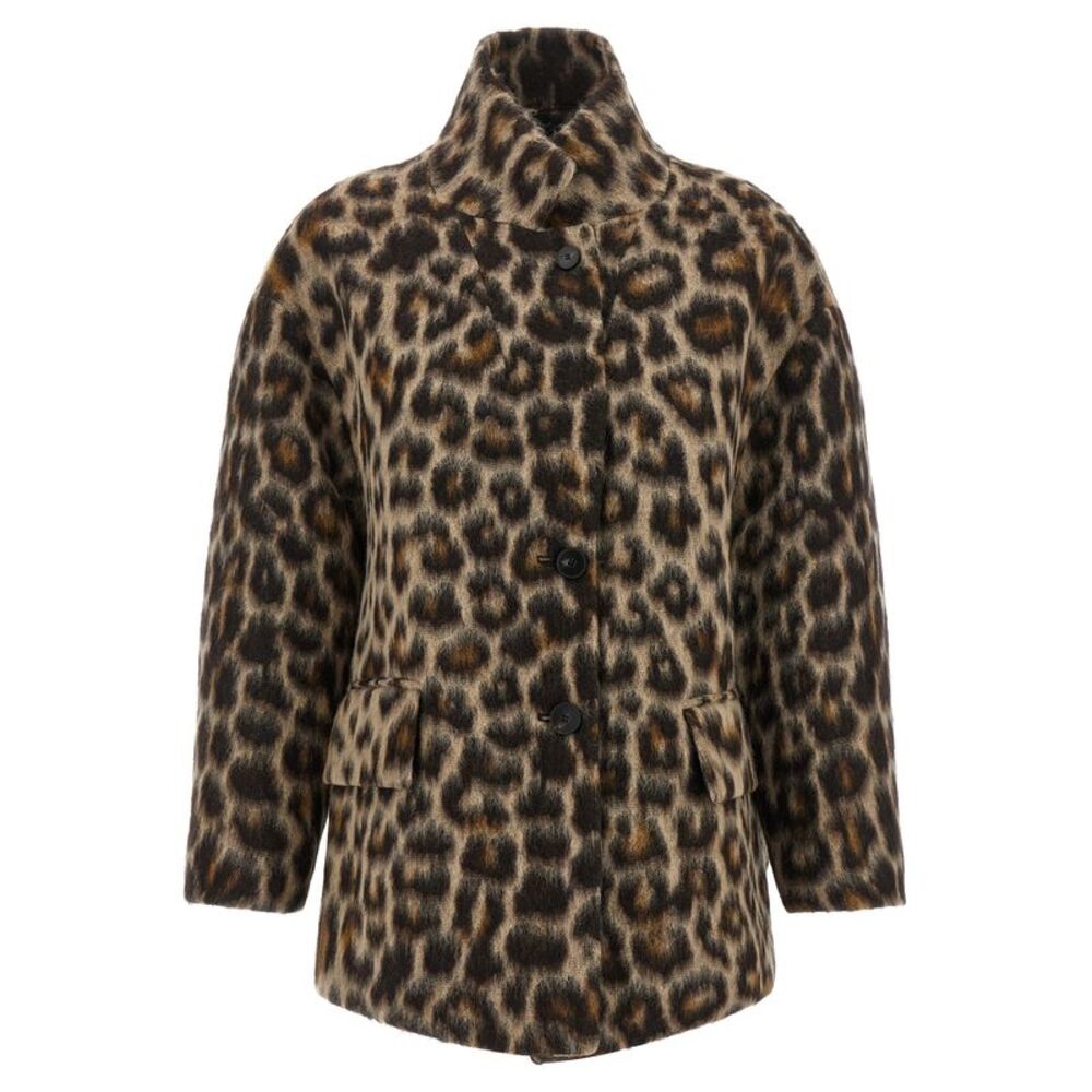 Alberto Biani Women Animalier Caban